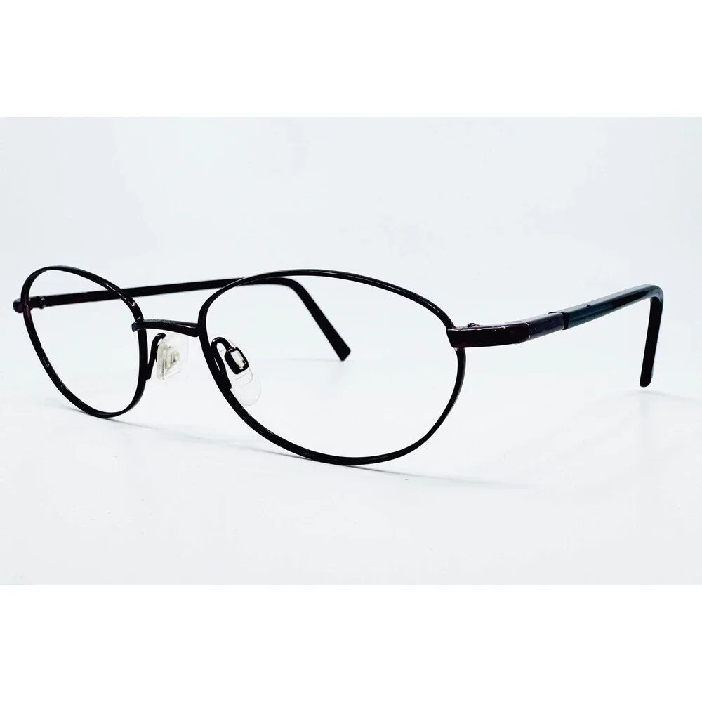 Anne Klein Eyeglass Frames Womens Purple Oval Metal K1206 50-17-135